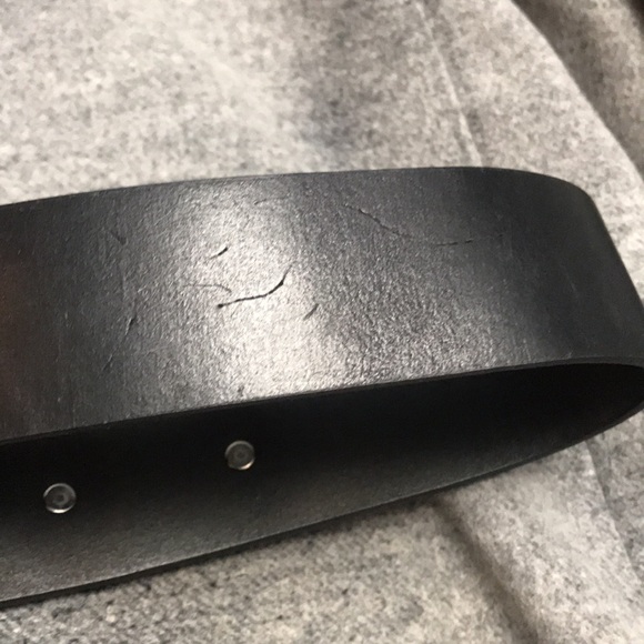 Vintage Harley-Davidson Leather Belt with Solid Brass Buckle - Picture 10 of 14